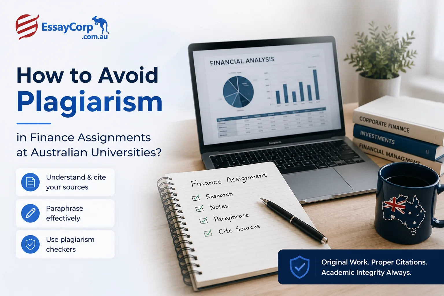 How to Avoid Plagiarism in Finance Assignments at Australian Universities?